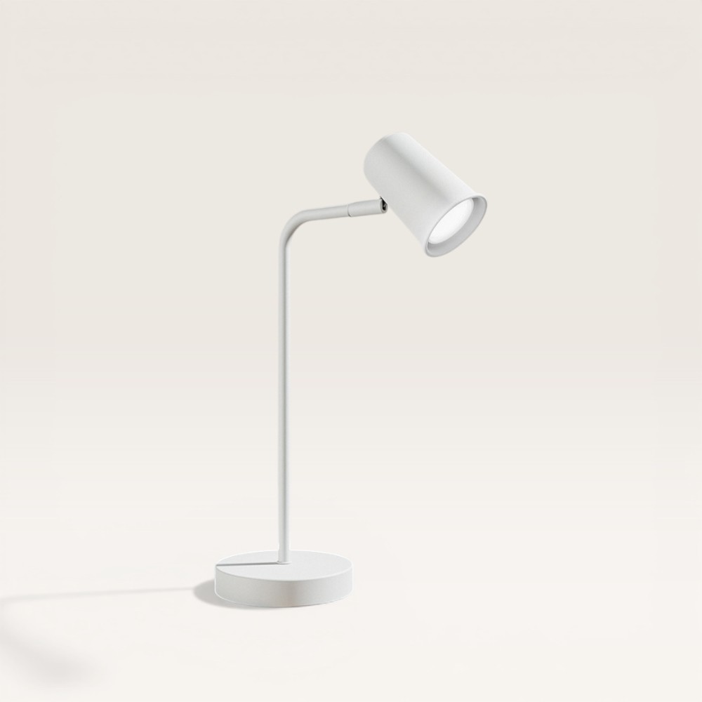 Riga LED Tafellamp - 4W 345lm - 6500K - ingebouwde dimmer - Wit - IP20