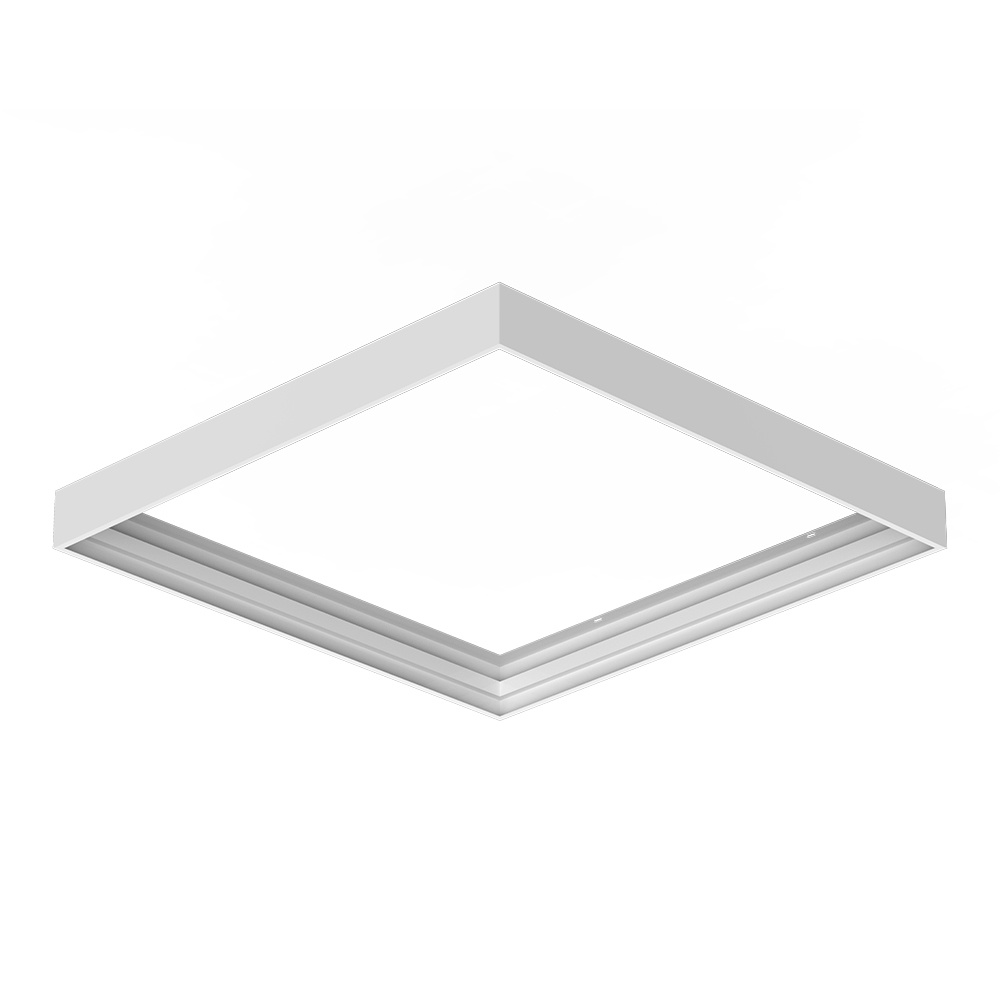 Opbouwframe voor LED Paneel - Geschikt voor 60x60cm LED Panelen - 63mm - Wit