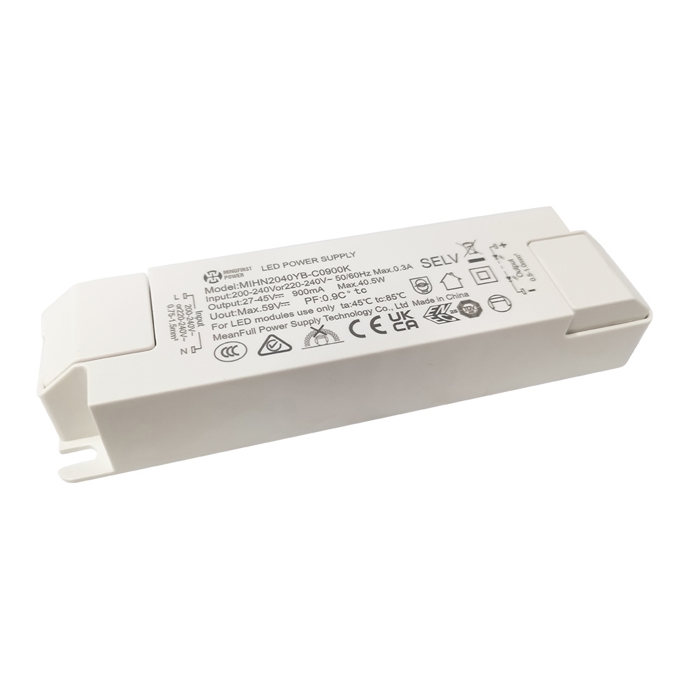 Mingfirst LED Driver - 36W - DC connector - LED transformator - IP20