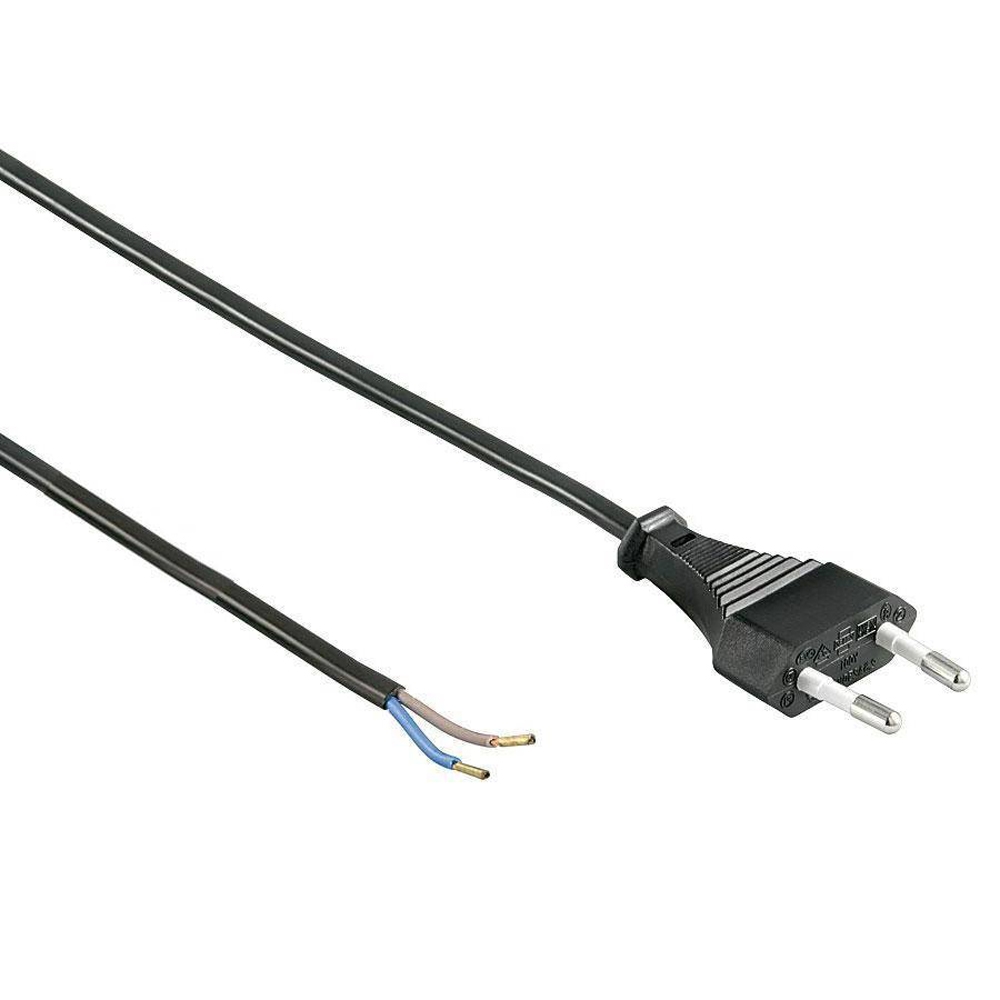 Netsnoer 3 meter - Europlug - 2x0.75 mm² - 220-240V - Binnen