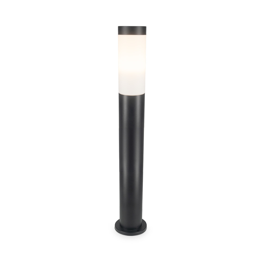 Dally LED Sokkellamp Zwart M - E27 fitting - IP44 Waterdicht - 80 cm