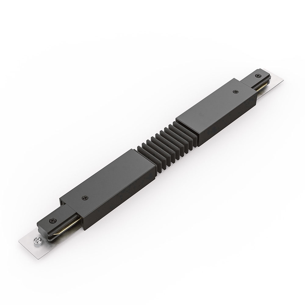 Taros - Flexibel Koppelstuk - 1-fase railverlichting - Zwart - 3 jaar garantie