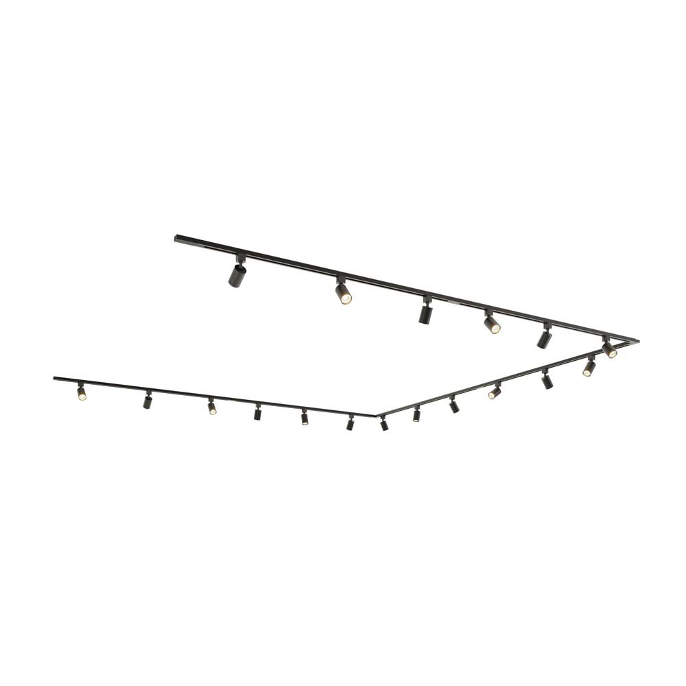 Taros Railverlichting Pakket - U-vorm - 6x 1,5m rail - 18 railspots