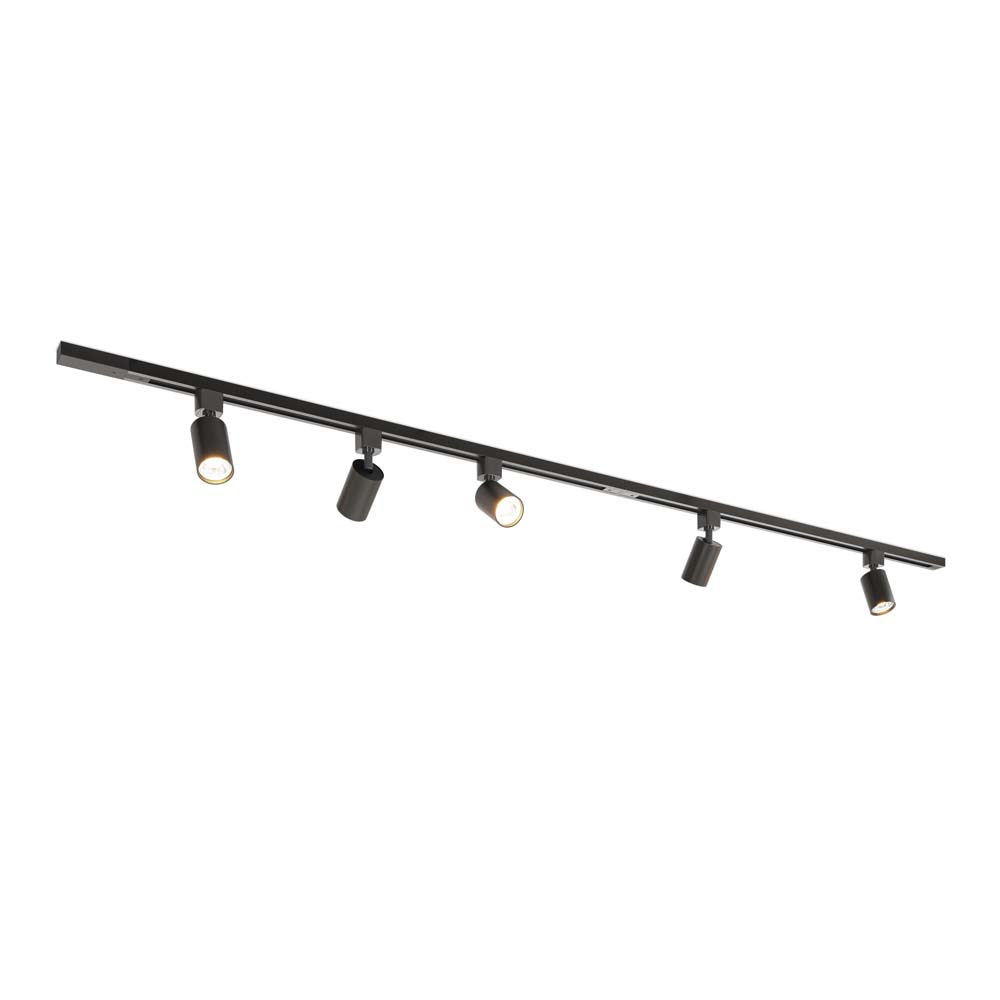 Taros Railverlichting Pakket - Recht - 2x 1 m - 5 railspots - 2700K GU10