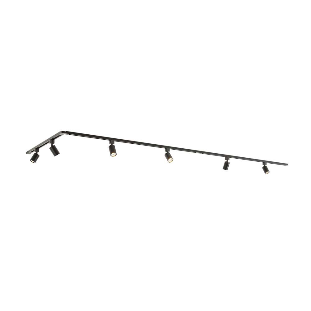 Taros Railverlichting Pakket - L-vorm - 1x 1m - 2x 1,5m - 6 railspots - 2700K GU10