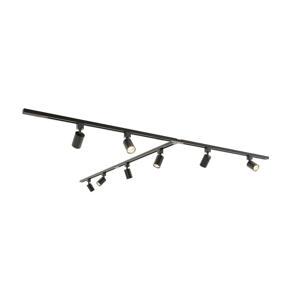 Taros Railverlichting Pakket - T-vorm - 4x 1m - 8 railspots - 2700K GU10