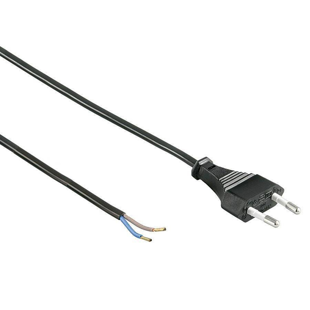Netsnoer 1.5 meter - Europlug - 2x0.75 mm² - 220-240V - Binnen