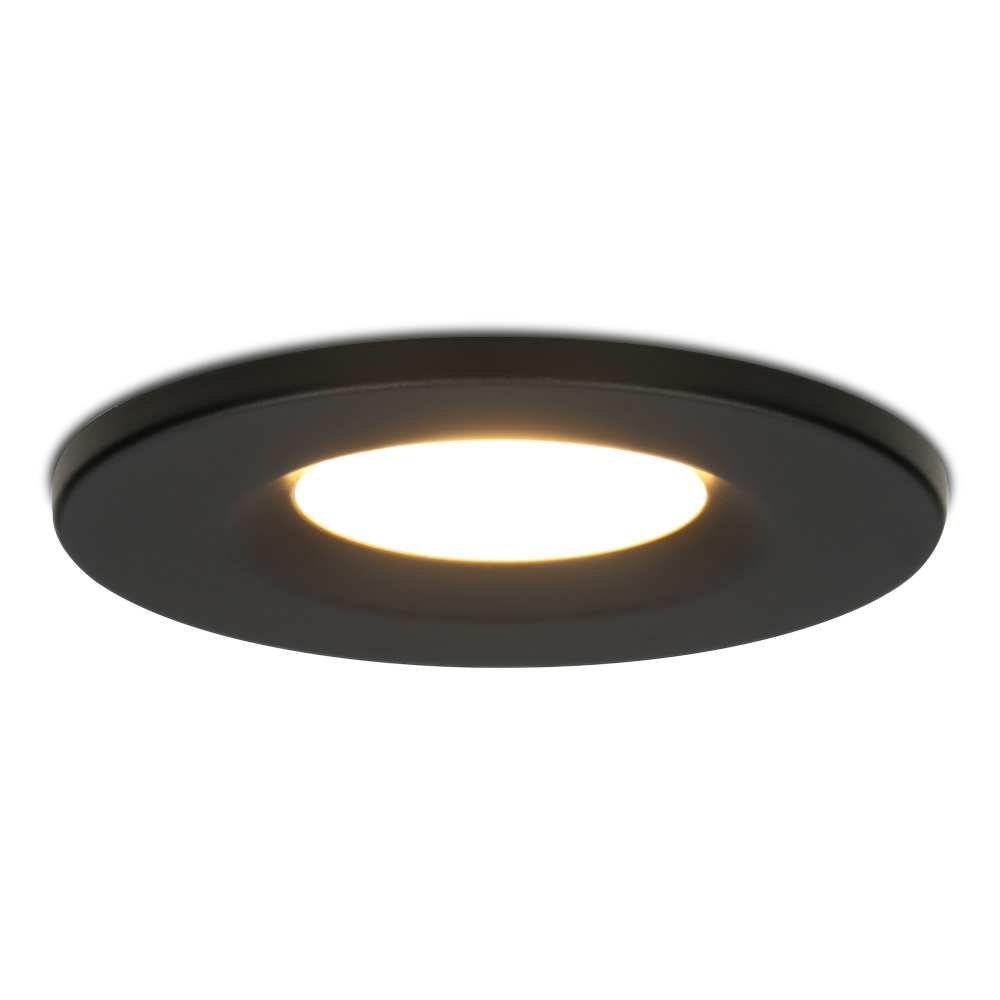 Venezia LED Inbouwspot - 6W 650lm - 2700K - IP65 - Zwart