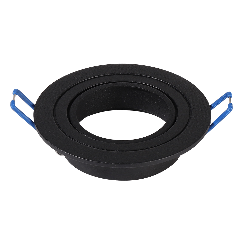 Miro LED Einbaustrahler - Schwenkbar Armatur - GU10 Fassung - Rund - Schwarz