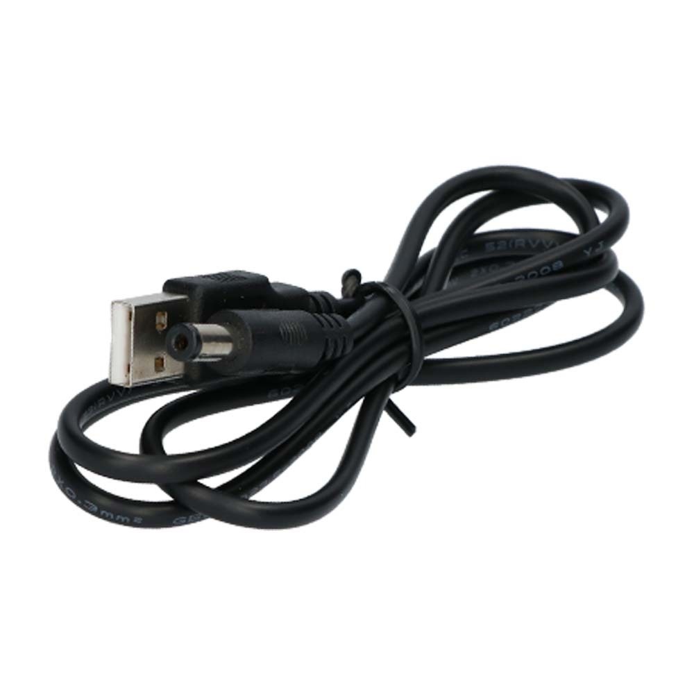 USB - DC kabel 2m - voedingskabel - 5,5x 2.1 mm