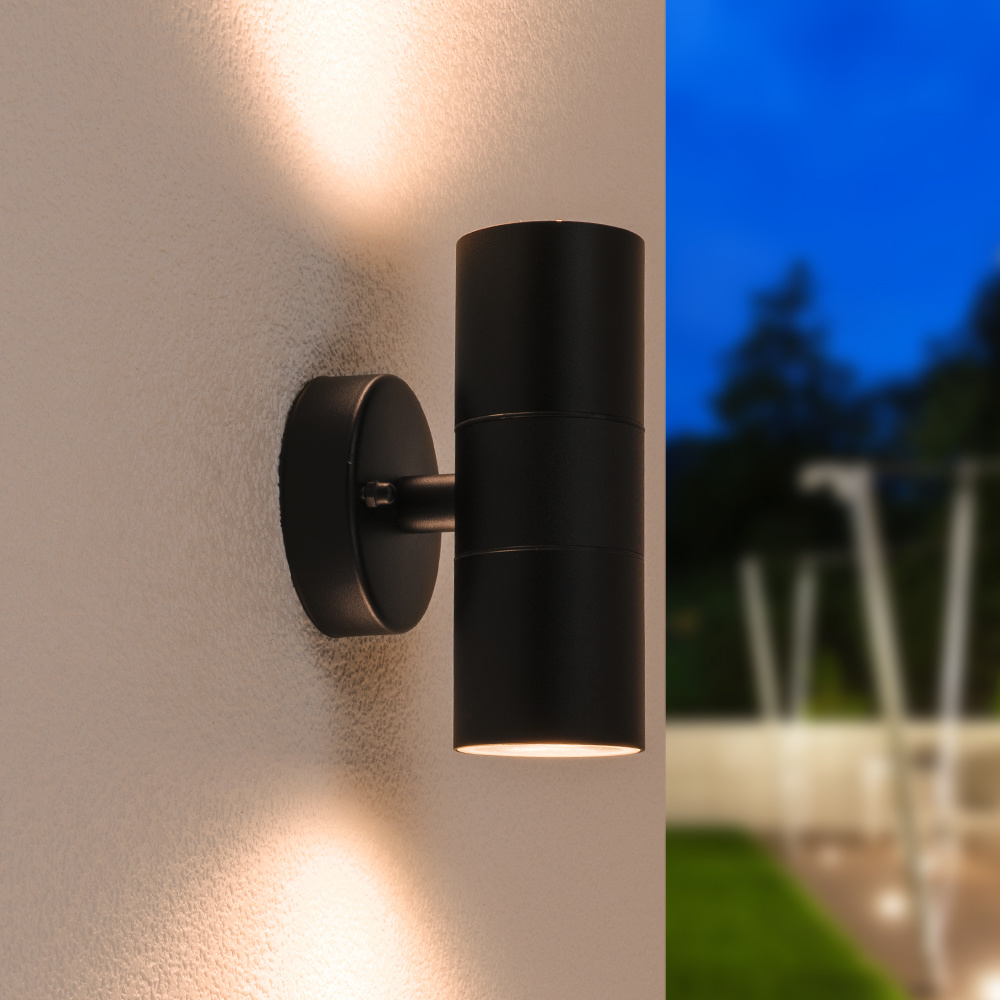 Blenda LED Wandlamp - Up & Downlight - Dimbaar - 8W 690lm - GU10 - 2700K - IP44