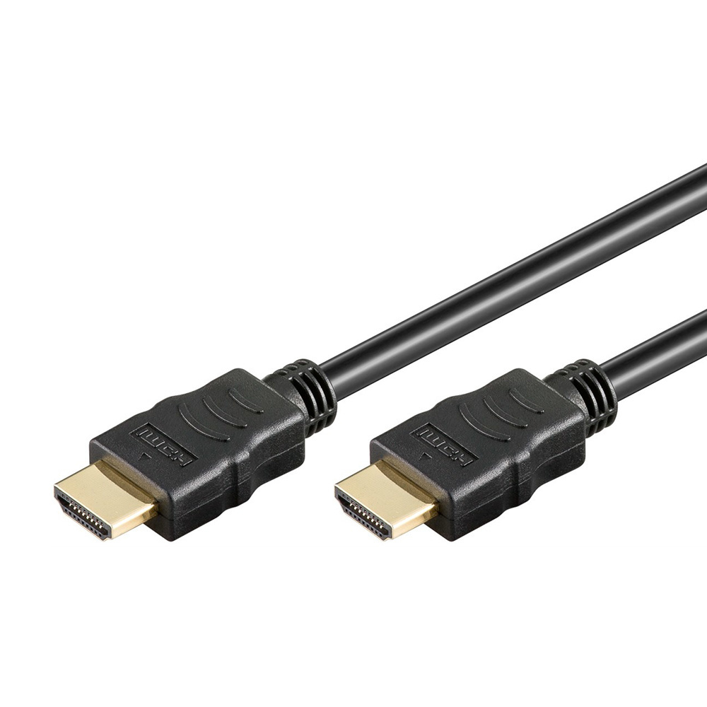 HDMI kabel - 1.4 - High Speed - Geschikt voor 4K Ultra HD 2160p en 3D - weergave - Beschikt over Ethernet - 2 meter - Zwart