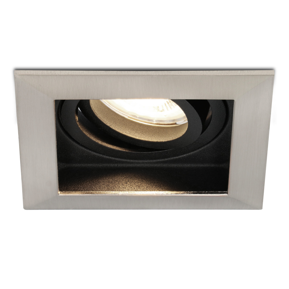 Durham LED Inbouwspot - 4W 345lm - 4000K - GU10 - Kantelbaar - RVS