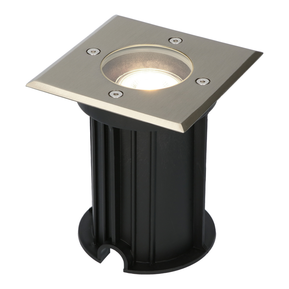 Ramsay LED Grondspot - Vierkant - Dimbaar - GU10 - 4W 345lm - 6500K - RVS - IP67