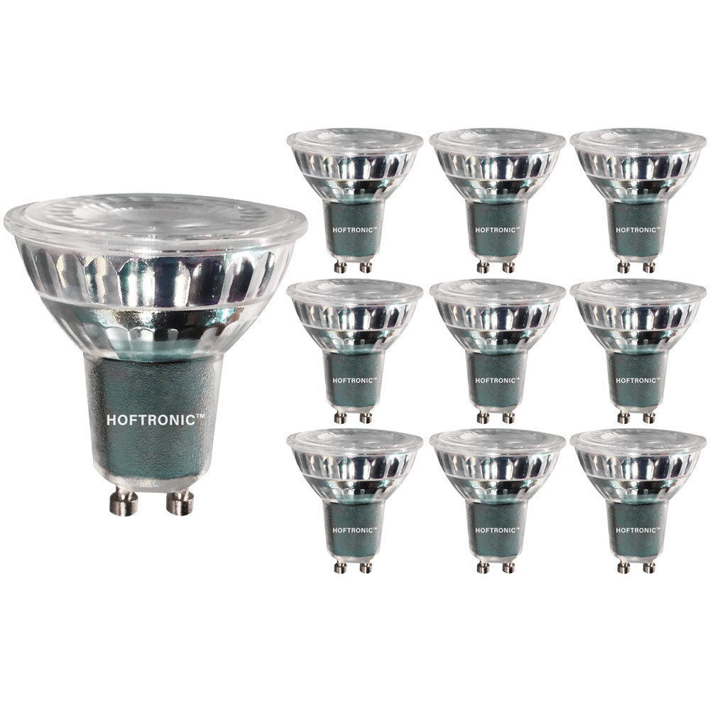 10x LED GU10 Spot Dimbaar - 4W 345lm - 2700K - Vervangt 50W