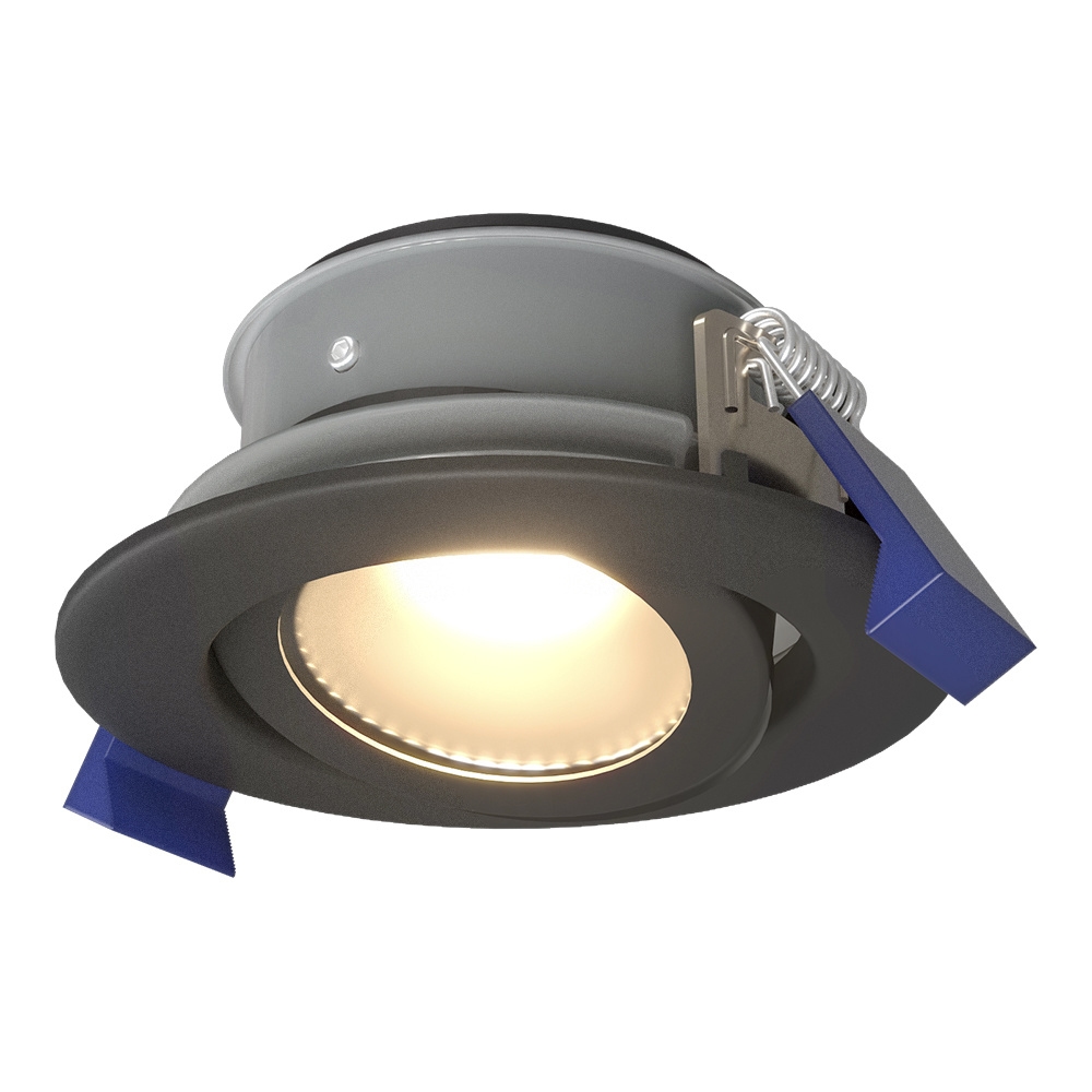 Lima LED Inbouwspot - 4W 345lm - 4000K - IP65 - Kantelbaar - Dimbaar - Zwart - GU10