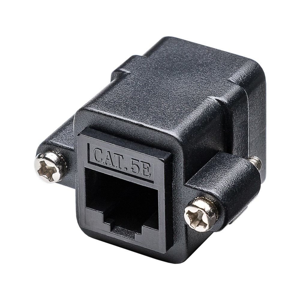 RJ45 CAT-6 Koppelstuk - Zwart