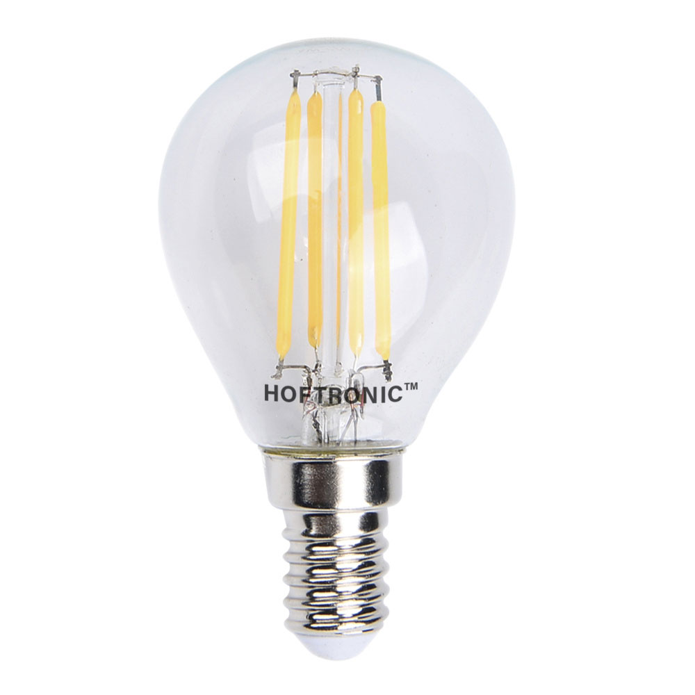 E14 LED Filamentlampe - 4W 470lm - 2700K - Ersetzt 40 Watt - Tropfen P45