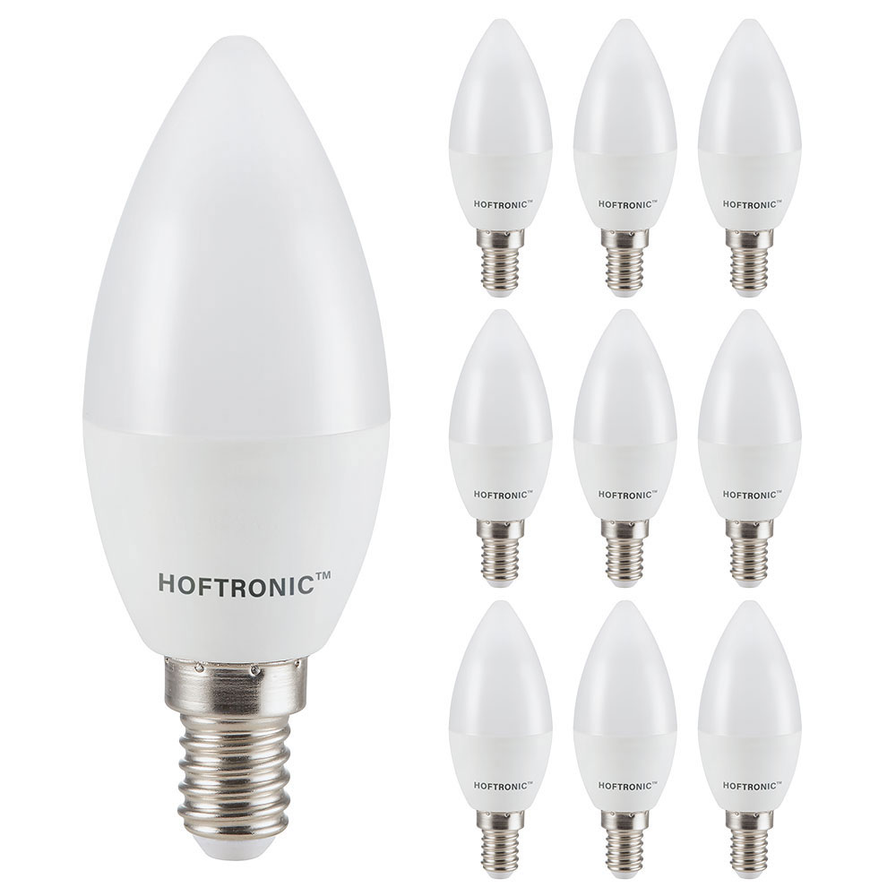 10x E14 LED Lampe - 4,8W 470lm - 4000K - Ersetzt 40 Watt
