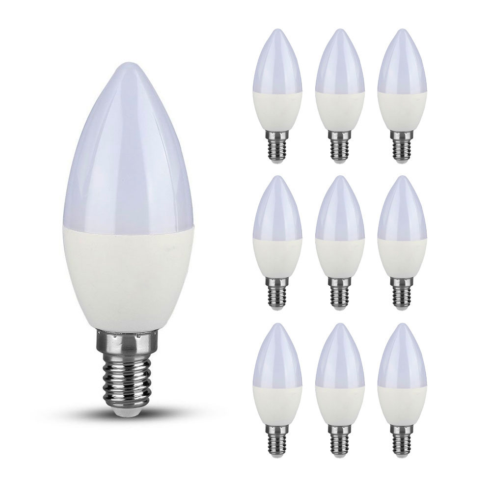 10x E14 LED Lampe - 3,7 Watt - 320 Lumen - 3000K - Ersetzt 25 Watt