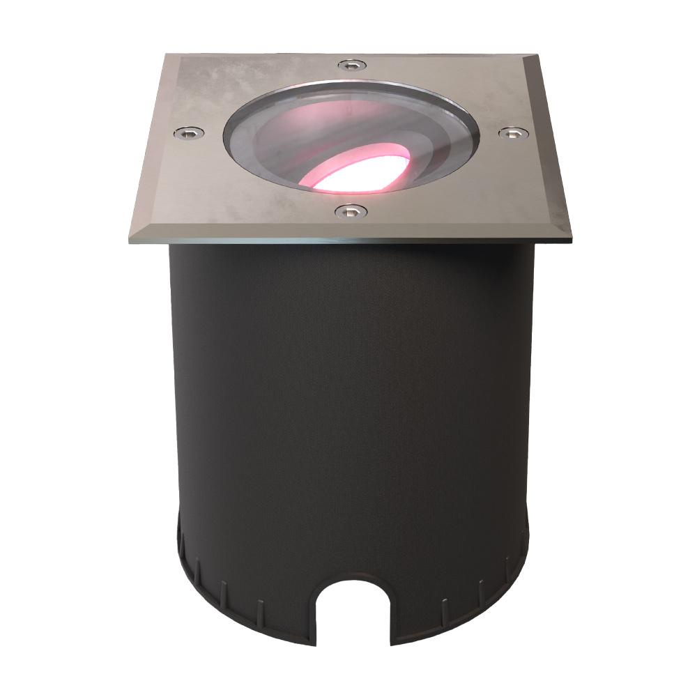 Cody Smart Grondspot RVS - GU10 5,5W 345lm - RGB + WW - Kantelbaar - IP67