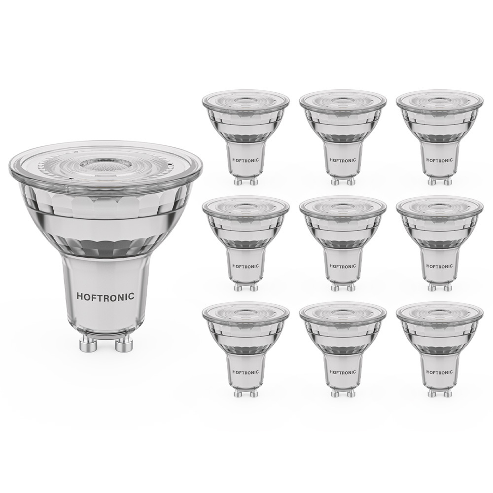 10x GU10 LED Spot - 4W 345lm - 2700K - Dimmable - Replaces 50 Watt