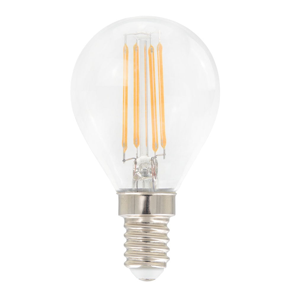 LED-Glühlampe E14 - 2,5W 250lm - G45-Form - 2700K - Dimmbar - Klares Glas
