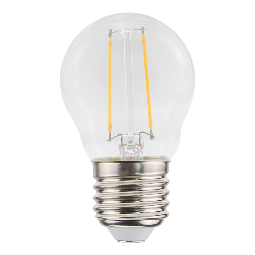 LED-Glühlampe E27 - 2,5W 250lm - G45-Form - 2700K - Dimmbar - Klares Glas