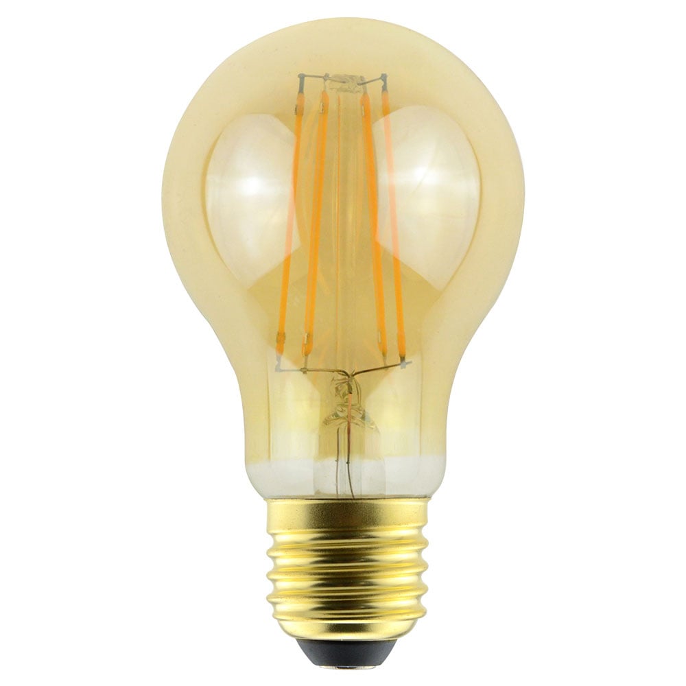 LED-Glühlampen E27 - 9W 950lm - A60 - 2200K - Dimmbar - Bernsteinfarbe