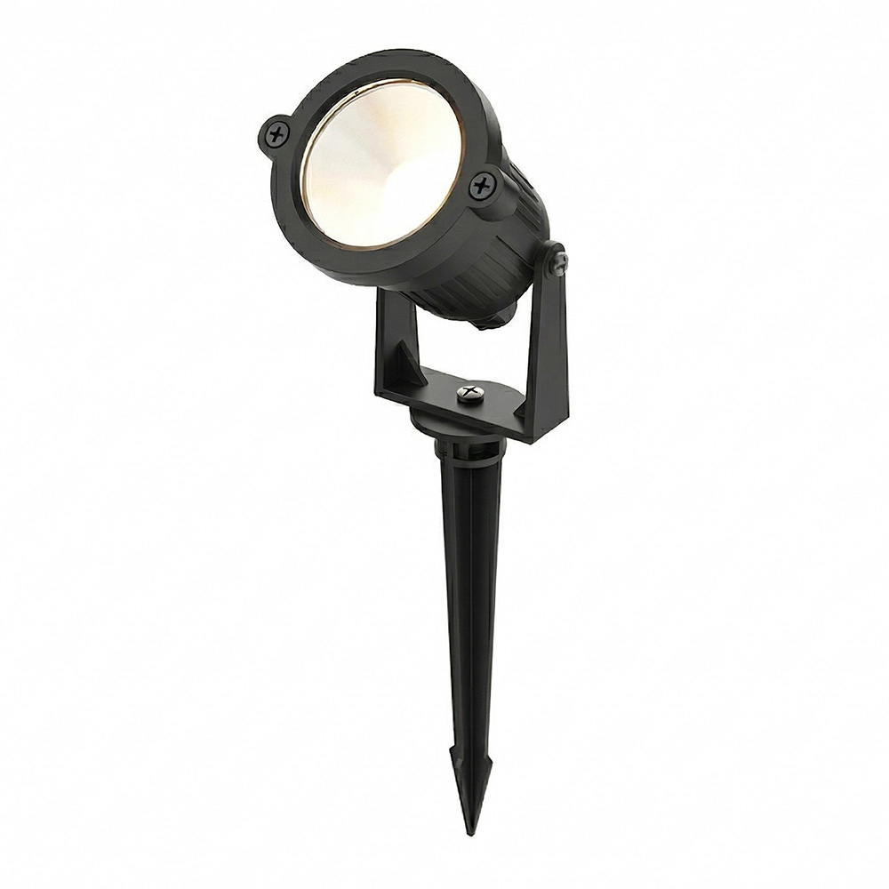 Piton LED Downlight - 4.9W 425lm - Tiltable - 3000K - IP65 - Black