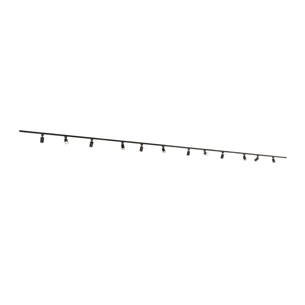 Taros LED Track Lighting package - Straight - 4x 1,5m - 12 Spotlights - 2700K GU10