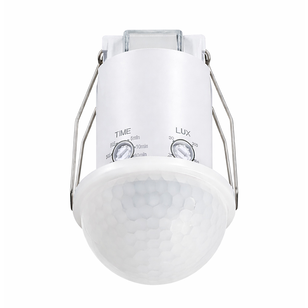 PIR motion sensor with twilight sensor - 44mm - 20m Range - IP54