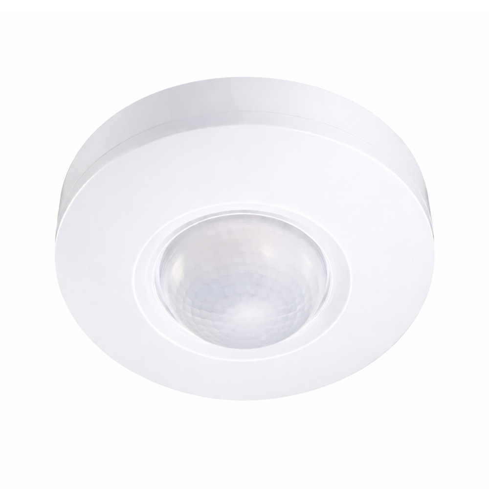 PIR motion sensor with twilight switch - 360° - 22m range - IP44