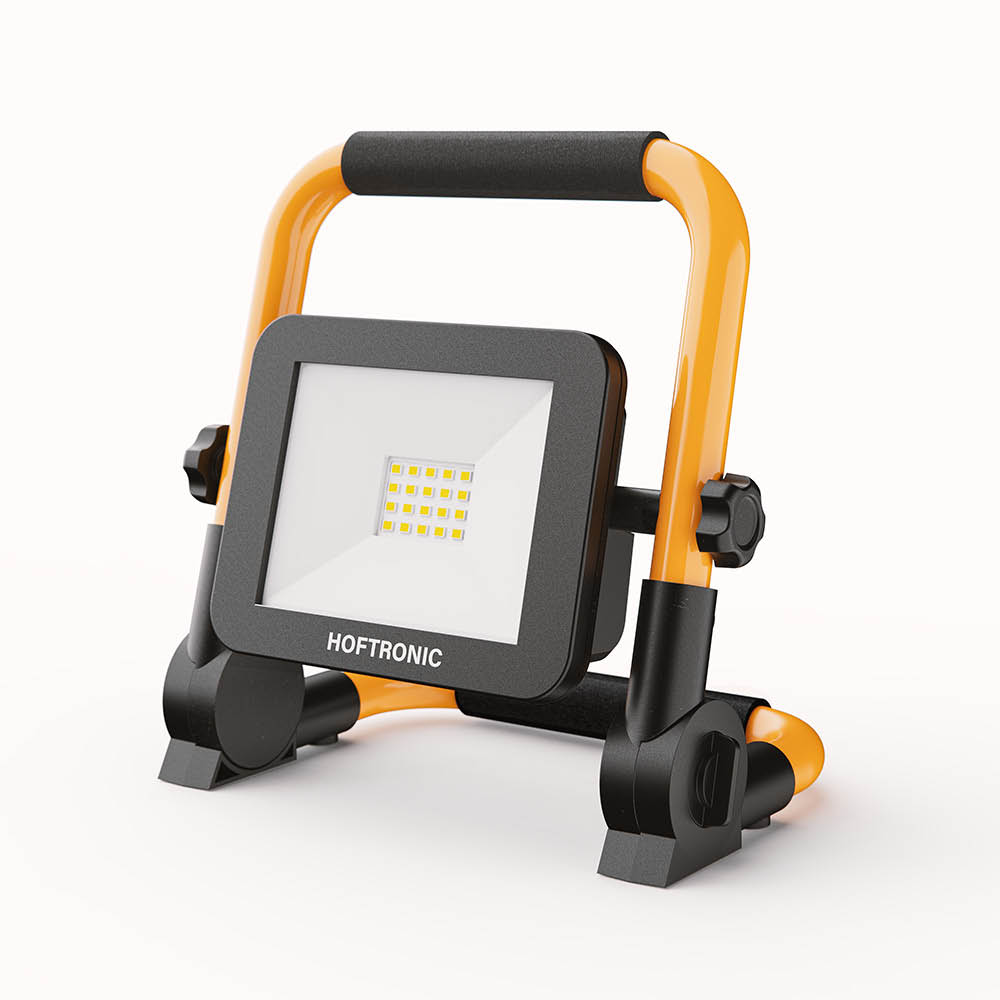 LED worklight - Rechargeable - 6500K - 10W - 1400lm - IP54 - Burn time: 2-3 hours