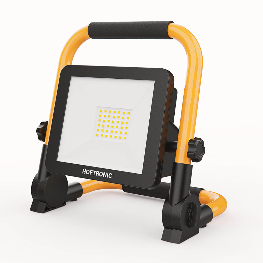 LED worklight - Rechargeable - 6500K - 20W - 2000lm - IP54 - Burn time: 2-3 hours