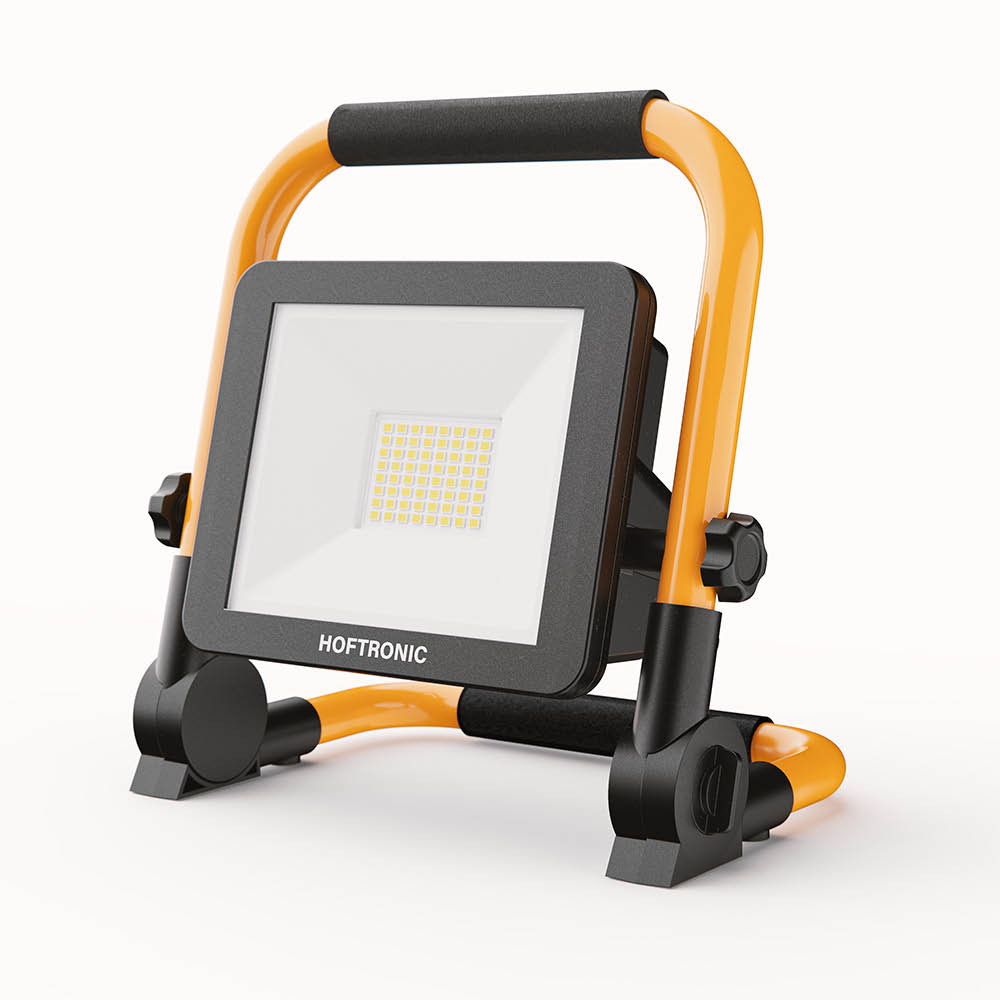 LED worklight - Rechargeable - 6500K - 30W - 3000lm - IP54 - Burn time: 2-3 hours