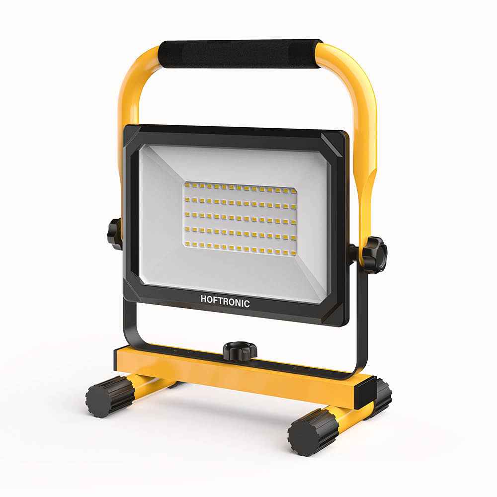 LED worklight - 6500K - 50W - 5000lm - 100lm/W - IP65 - 2-year warranty