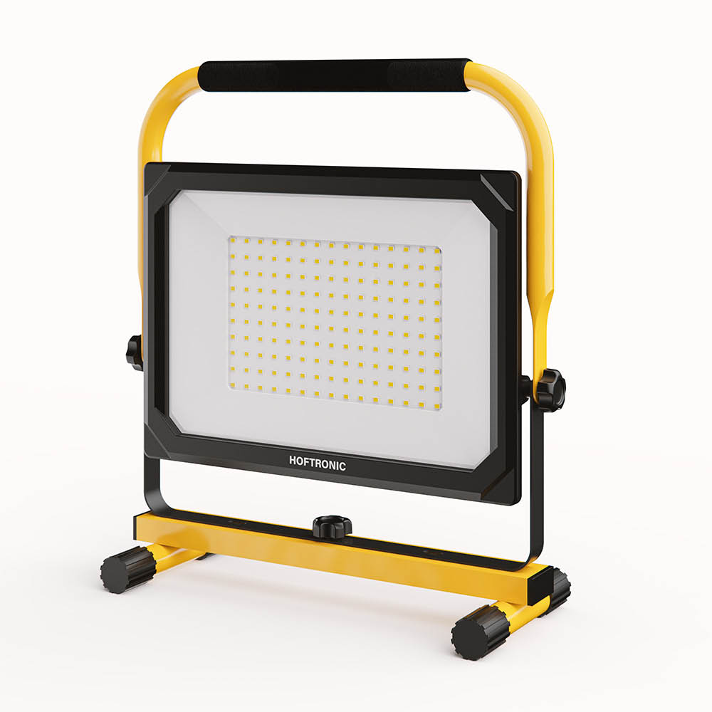 LED worklight - 6500K - 100W - 10,000lm - 100lm/W - IP65 - 2-year warranty