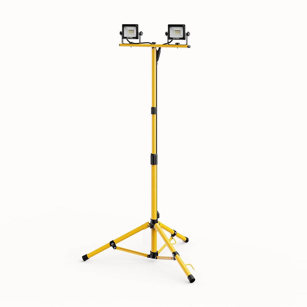 LED worklights - With tripod - 6500K - 2x20W - 2000lm - IP65
