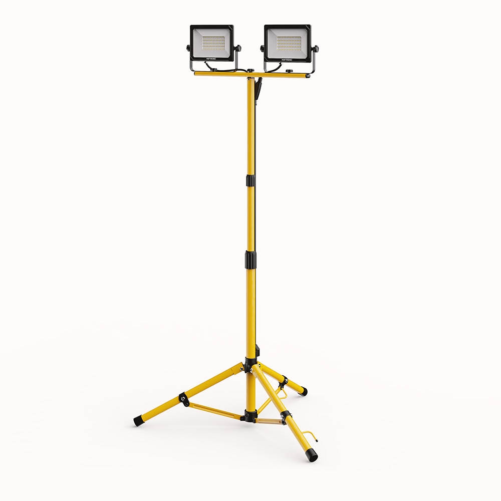 LED worklights - With tripod - 6500K - 2x50W - 5000lm - IP65