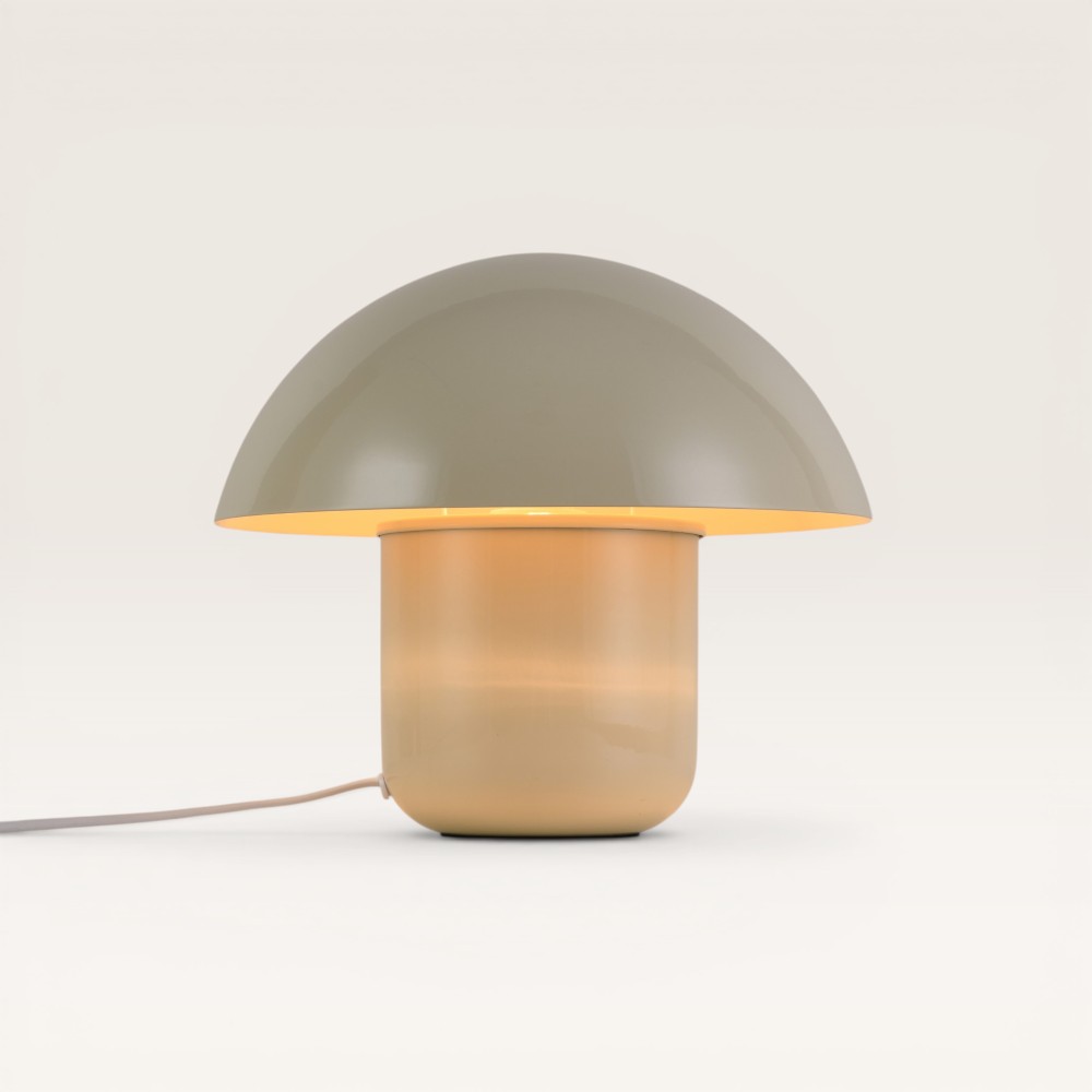 Table Lamp Javera bianco - Off-white metal mushroom lamp for indoor use