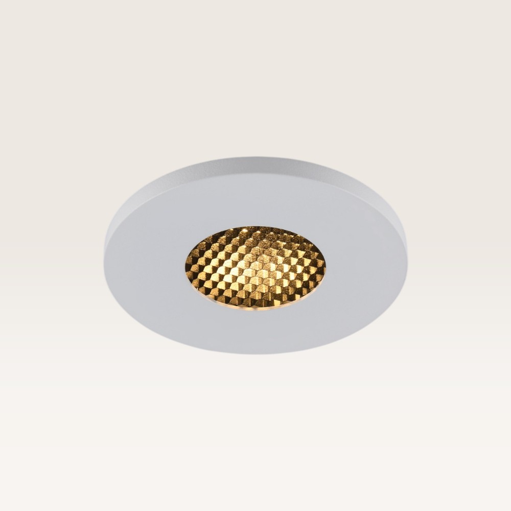 Recessed spotlight Ulvion bianco nova - Cut-out size 60 mm - IP54 - White