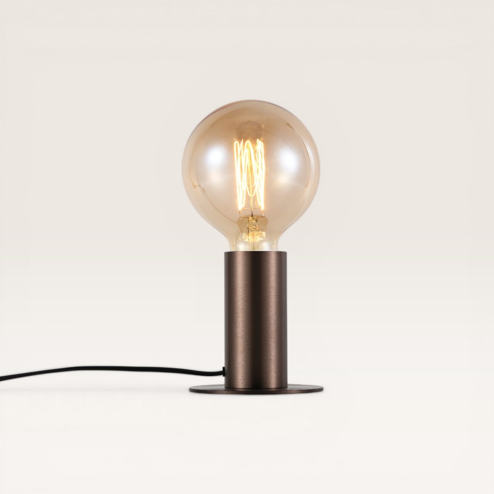 Table lamp Albedo bronzo scuro - E27 - 15W - Minimalist design - IP20