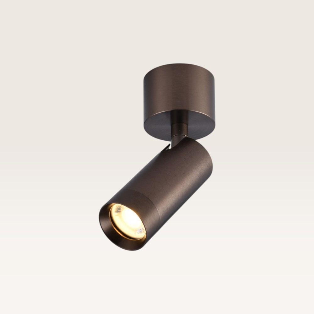 Ceiling light Carina bronzo - Anodised bronze ceiling spotlight for indoor use - Mini GU10 (MR11)