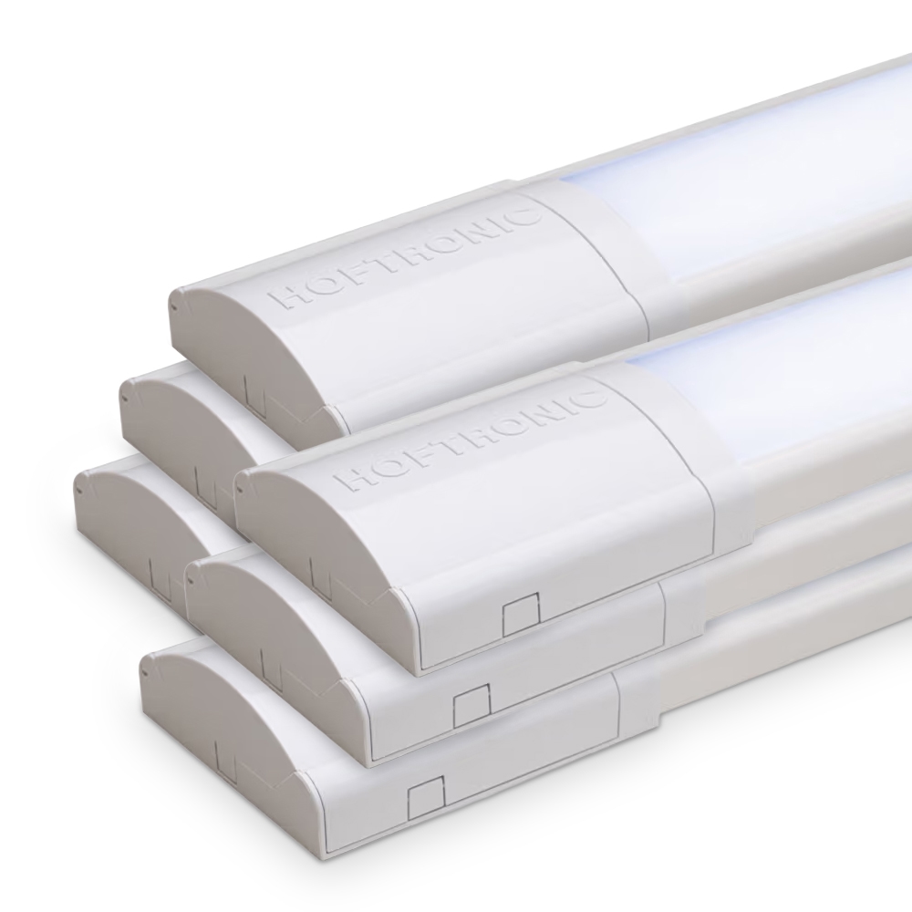 6x LED Batten 150cm - 140lm/W - 6500K - 50W - IP20 - Linkable