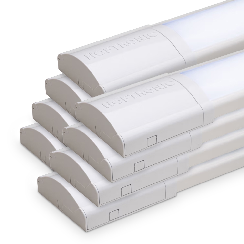 8x LED Batten 150cm - 140lm/W - 6500K - 50W - IP20 - Linkable