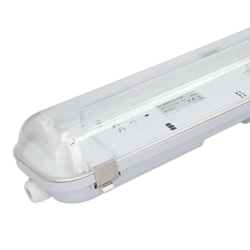 LED fluorescent light 150cm double - 2x30W - Linkable - For T8 (G13) tubes - IP65