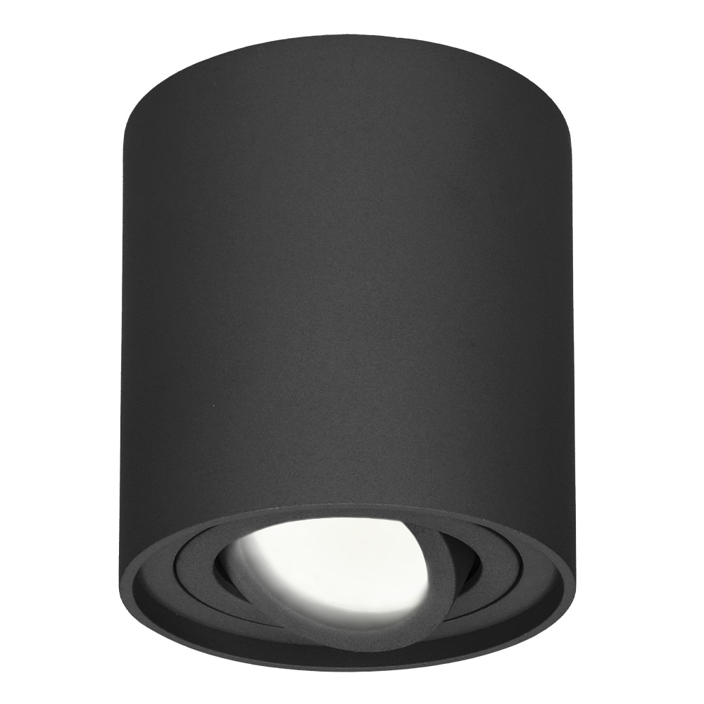 Ray LED Ceiling Spotlight Round - 4W 345lm Tiltable - Dimmable GU10 4000K IP20