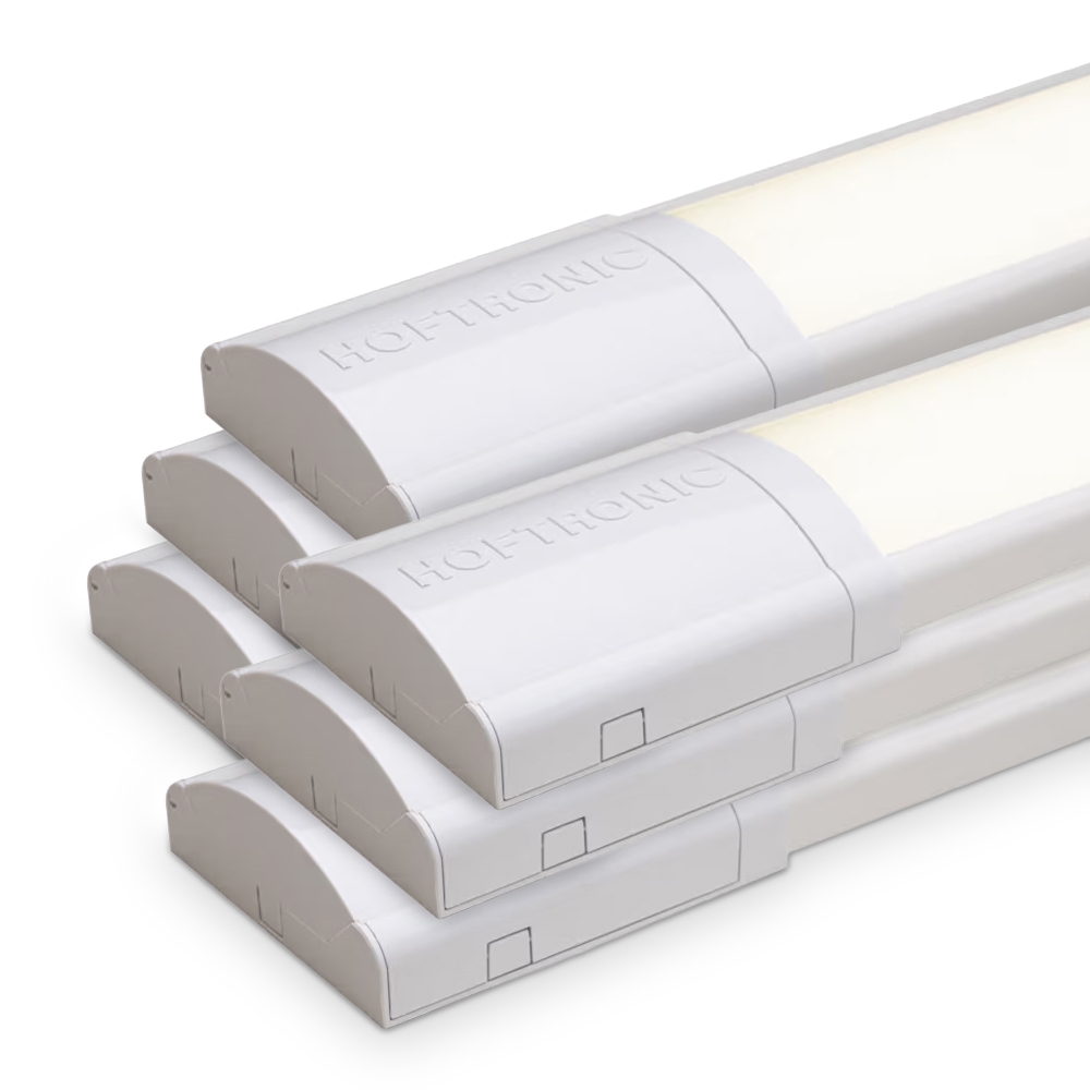 6x LED Batten 120cm - 40W 5600lm (140lm/W) - 4000K - Replaces 320W