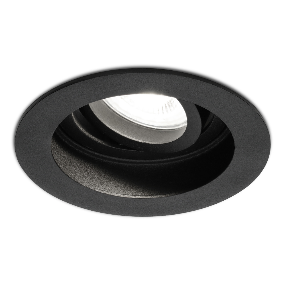 Laredo LED Inbouwspot - Verzonken - 4W 345lm - 6500K - IP20 - Kantelbaar - Zwart